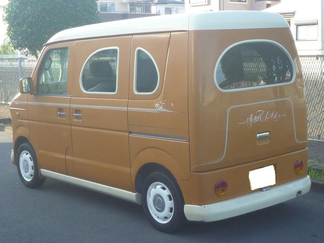 エブリイワゴン ＪＰターボ　レトロ　ナビＴＶ　ＥＴＣ　キーレス　２万ｋｍエンジンミッション交換済　ハイルーフ　Ｒ７　８／３車検（7枚目）