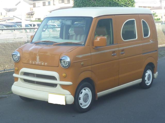 エブリイワゴン ＪＰターボ　レトロ　ナビＴＶ　ＥＴＣ　キーレス　２万ｋｍエンジンミッション交換済　ハイルーフ　Ｒ７　８／３車検（9枚目）