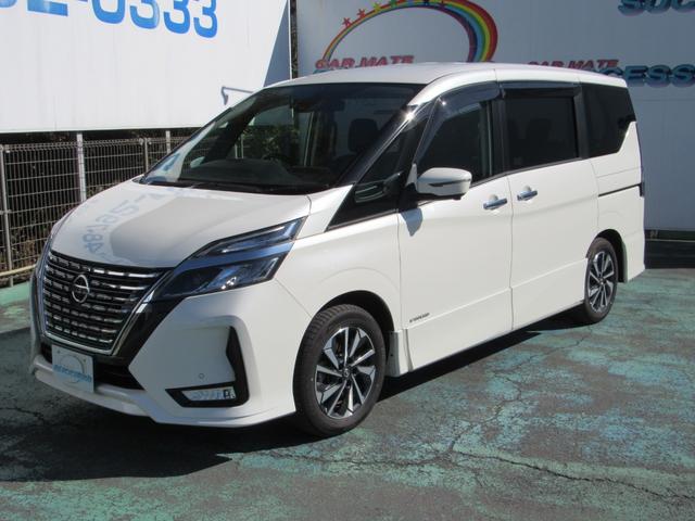 セレナ ハイウェイスターＶ　ワンオーナー／禁煙車／両側パワースライドドア／スマートキー／ＬＥＤヘッドライト／１０インチメモリーナビ／フルセグ／アラウンドビューモニター／ＥＴＣ搭載／ドラレコ／レーダーブレーキ／アイドリングストップ（5枚目）