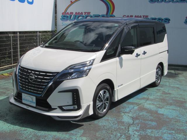 セレナ ｅ－パワー　ハイウェイスターＶ　ワンオーナー／両側パワースライドドア／１０インチメモリーナビ／フルセグ／アラウンドビューモニター／社外エアロ／クルーズコントロール／ＥＴＣ搭載／前後ドラレコ／運転席助手席エアバッグ／サイドエアバッグ（5枚目）
