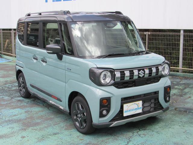 スペーシアギア ハイブリッドＸＺ　ターボ　届出済未使用車／両側パワースライドドア／スマートキー／ＬＥＤヘッドライト／クルーズコントロール／アイドリングストップ／コーナーセンサー／運転席助手席エアバッグ／シートヒーター／イモビライザー／ターボ（15枚目）