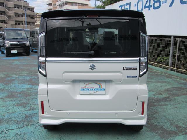 スペーシアカスタム ハイブリッドＸＳターボ　届出済未使用車／スマートキー／両側パワースライドドア／ＬＥＤヘッドライト／クルーズコントロール／アイドリングストップ／コーナーセンサー／レーダーブレーキ／運転席助手席エアバッグ／サイドエアバッグ（11枚目）