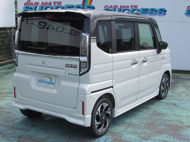 スペーシアカスタム ハイブリッドＸＳターボ　届出済未使用車／スマートキー／両側パワースライドドア／ＬＥＤヘッドライト／クルーズコントロール／アイドリングストップ／コーナーセンサー／レーダーブレーキ／運転席助手席エアバッグ／サイドエアバッグ（12枚目）