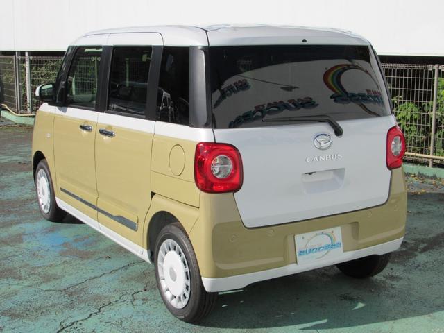 ムーヴキャンバス ストライプスＧターボ　届出済未使用車／アラウンドビューモニター対応／スマートキー／両側パワースライドドア／ＬＥＤヘッドライト／クルーズコントロール／アイドリングストップ／コーナーセンサー／運転席助手席エアバッグ（11枚目）