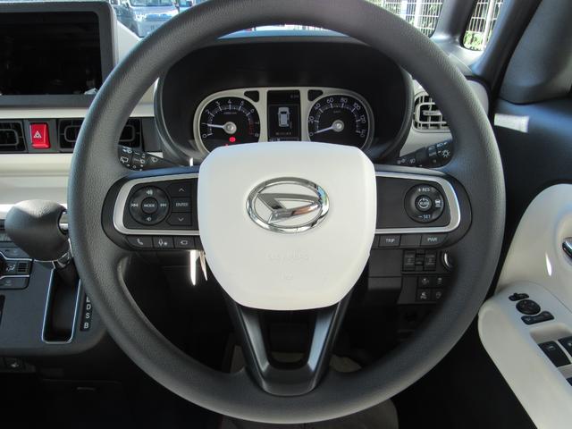 ムーヴキャンバス ストライプスＧターボ　届出済未使用車／アラウンドビューモニター対応／スマートキー／両側パワースライドドア／ＬＥＤヘッドライト／クルーズコントロール／アイドリングストップ／コーナーセンサー／運転席助手席エアバッグ（24枚目）