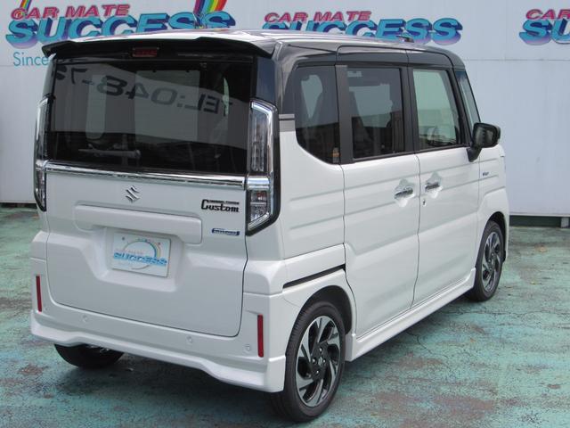 スペーシアカスタム ハイブリッドXS 届出済未使用車/スマートキー/両側パワースライドドア/LEDヘッドライト/クルーズコントロール/アイドリングストップ/コーナーセンサー/レーダーブレーキ/運転席助手席エアバッグ/シートヒーター(12枚目)
