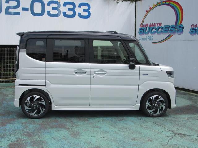 スペーシアカスタム ハイブリッドXS 届出済未使用車/スマートキー/両側パワースライドドア/LEDヘッドライト/クルーズコントロール/アイドリングストップ/コーナーセンサー/レーダーブレーキ/運転席助手席エアバッグ/シートヒーター(13枚目)