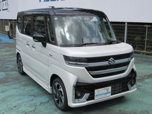スペーシアカスタム ハイブリッドXS 届出済未使用車/スマートキー/両側パワースライドドア/LEDヘッドライト/クルーズコントロール/アイドリングストップ/コーナーセンサー/レーダーブレーキ/運転席助手席エアバッグ/シートヒーター(15枚目)