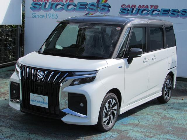 ソリオバンディット ハイブリッドＭＶ　登録済未使用車／両側パワースライドドア／スマートキー／ＬＥＤヘッドライト／クルーズコントロール／アイドリングストップ／コーナーセンサー／レーダーブレーキ／運転席助手席エアバッグ／サイドエアバッグ（8枚目）