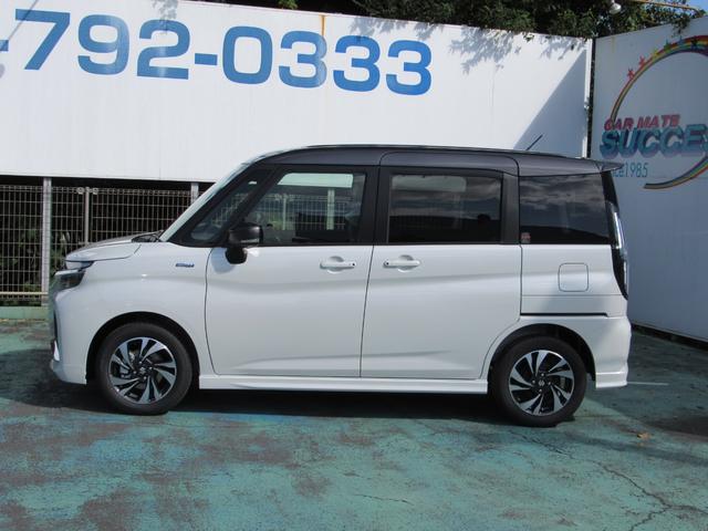 ソリオバンディット ハイブリッドＭＶ　登録済未使用車／両側パワースライドドア／スマートキー／ＬＥＤヘッドライト／クルーズコントロール／アイドリングストップ／コーナーセンサー／レーダーブレーキ／運転席助手席エアバッグ／サイドエアバッグ（9枚目）