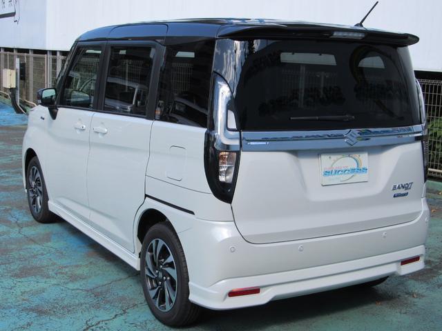 ソリオバンディット ハイブリッドＭＶ　登録済未使用車／両側パワースライドドア／スマートキー／ＬＥＤヘッドライト／クルーズコントロール／アイドリングストップ／コーナーセンサー／レーダーブレーキ／運転席助手席エアバッグ／サイドエアバッグ（11枚目）