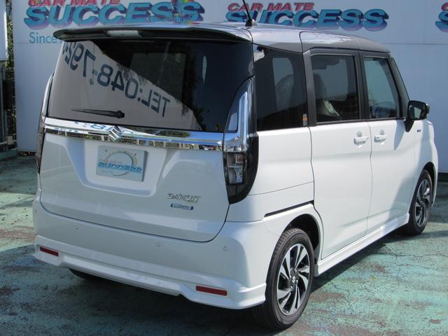 ソリオバンディット ハイブリッドＭＶ　登録済未使用車／両側パワースライドドア／スマートキー／ＬＥＤヘッドライト／クルーズコントロール／アイドリングストップ／コーナーセンサー／レーダーブレーキ／運転席助手席エアバッグ／サイドエアバッグ（13枚目）