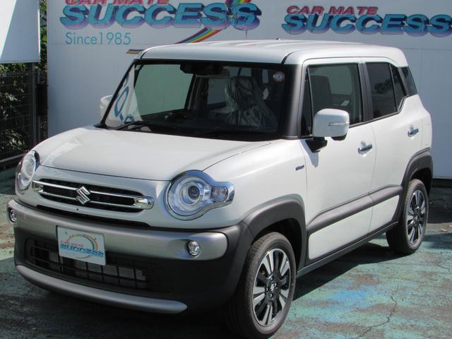 クロスビー ハイブリッドＭＺ　登録済未使用車／スマートキー／ＬＥＤヘッドライト／クルーズコントロール／アラウンドビューモニター対応／アイドリングストップ／コーナーセンサー／レーダーブレーキ／運転席助手席エアバッグ／サイドエアバッグ（7枚目）