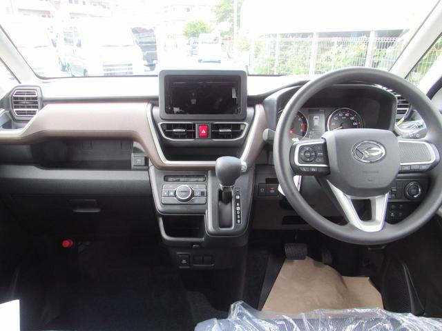 ムーヴ Ｇ　届出済未使用車／４ＷＤ／スマートキー／左側パワースライドドア／ＬＥＤヘッドライト／アイドリングストップ／コーナーセンサー／レーダーブレーキ／運転席助手席エアバッグ／サイドエアバッグ／バックカメラ（22枚目）