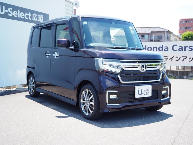 Ｎ－ＢＯＸカスタム Ｌ　ホンダセンシング　純正ナビ　フルセグ　Ｒカメラ　ＦＲドラレコ　障害物センサー　シートヒーター　アルミホイール　ＬＥＤライト　両側Ｐスライドドア　Ｗ電動ドア　ＥＣＯＮ　１オーナー車　リアセンサー　記録簿（6枚目）