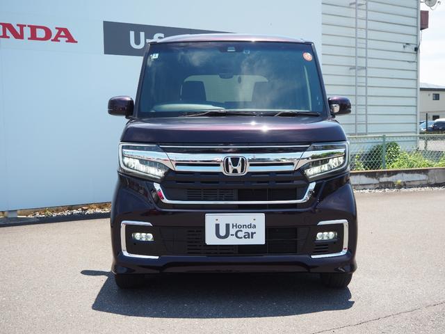 Ｎ－ＢＯＸカスタム Ｌ　ホンダセンシング　純正ナビ　フルセグ　Ｒカメラ　ＦＲドラレコ　障害物センサー　シートヒーター　アルミホイール　ＬＥＤライト　両側Ｐスライドドア　Ｗ電動ドア　ＥＣＯＮ　１オーナー車　リアセンサー　記録簿（7枚目）