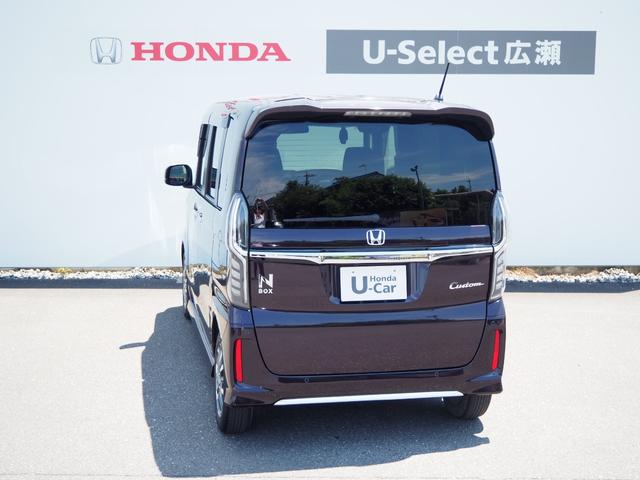 Ｎ－ＢＯＸカスタム Ｌ　ホンダセンシング　純正ナビ　フルセグ　Ｒカメラ　ＦＲドラレコ　障害物センサー　シートヒーター　アルミホイール　ＬＥＤライト　両側Ｐスライドドア　Ｗ電動ドア　ＥＣＯＮ　１オーナー車　リアセンサー　記録簿（10枚目）