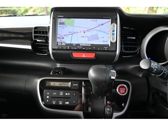 N-BOXカスタム GSSパッケージ 追突軽減ブレーキ 純正ナビ ワンセグ Rカメラ HIDライト アルミホイール 両側Pスライドドア 両側パワ-スライドドア TVナビ 整備記録簿 スマ-トキ- 1オーナ Bカメ エアコン ESC DVD(13枚目)