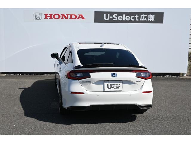 シビック e:HEVEX ホンダセンシング ホンダコネクトディスプレイナビ Rカメラ 2.0ETC FRドラレコ 障害物センサー PWシート シートヒーター アルミホイール LEDライト パノラミックサンルーフ 当社業務車(10枚目)