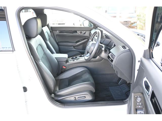 シビック e:HEVEX ホンダセンシング ホンダコネクトディスプレイナビ Rカメラ 2.0ETC FRドラレコ 障害物センサー PWシート シートヒーター アルミホイール LEDライト パノラミックサンルーフ 当社業務車(19枚目)