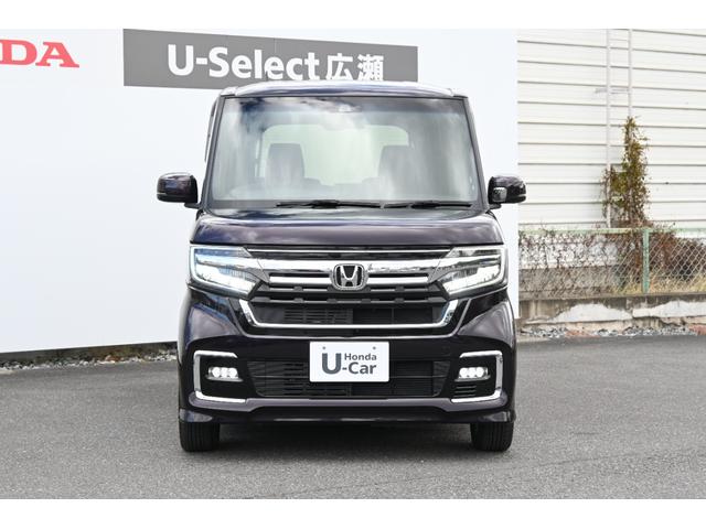N-BOXカスタム L ホンダセンシング 純正ナビ Rカメラ ETC 障害物センサー シートヒーター アルミホイール LEDライト 左PWスライドドア Pソナー 1オーナー サイドエアバッグ ナビTV Aストップ 点検記録簿(7枚目)