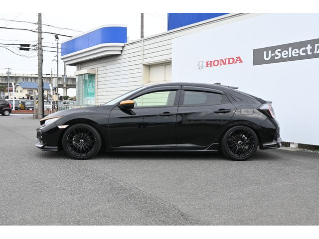 シビック ハッチバックホンダセンシング 純正ナビ Rカメラ ETC Fドラレコ シートヒーター LEDライト リモコンエンジンスターター ENKEIアルミホイール 柿本マフラー BLITZサス オートクルーズ Aストップ リアカメラ 記録簿(4枚目)