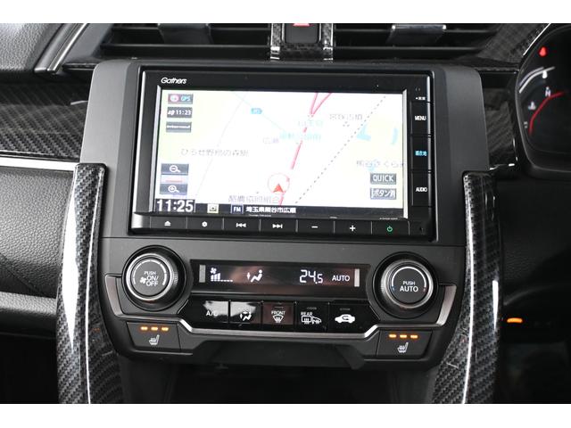 シビック ハッチバックホンダセンシング 純正ナビ Rカメラ ETC Fドラレコ シートヒーター LEDライト リモコンエンジンスターター ENKEIアルミホイール 柿本マフラー BLITZサス オートクルーズ Aストップ リアカメラ 記録簿(12枚目)
