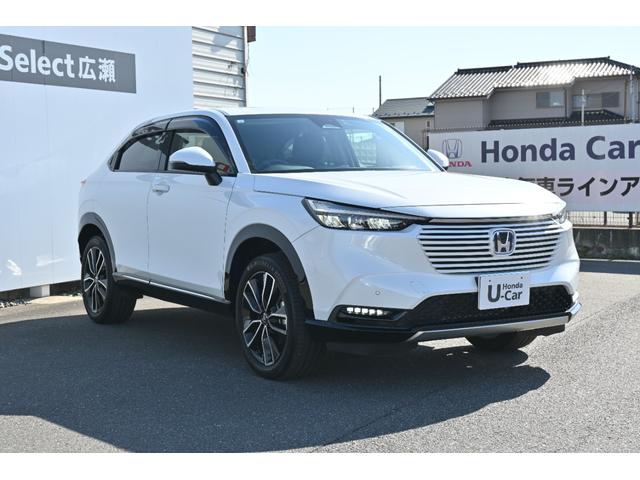 ヴェゼル ｅ：ＨＥＶＺ　ホンダセンシング　ホンダコネクトディスプレイナビ　Ｒカメラ　２．０ＥＴＣ　ＦＲドラレコ　障害物センサー　シートヒーター　ＰＷゲート　アルミホイール　ＬＥＤライト　衝突回避支援ブレーキ機能　１オナ（6枚目）