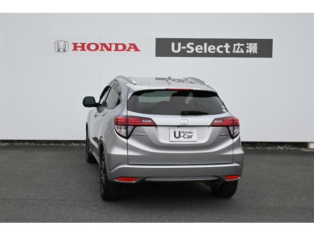 ヴェゼル ハイブリッドZ・ホンダセンシング 純正ナビ フルセグ Rカメラ ETC 革シート PWシート シートヒーター アルミホイール LEDライト 整備記録簿 横滑防止装置 バックガイドモニター シートH USB ナビTV AC ABS(9枚目)