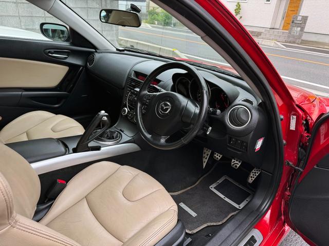 ＲＸ－８ タイプＳ　マツダスピードエアロ　ビルシュタイン車高調　純正フロントスポイラー　後期サイドステップ　スロットル洗浄済み　プラグ、プラグコード交換済み、エアエレメント、バッテリー、交換済み　タンレザーシート（9枚目）
