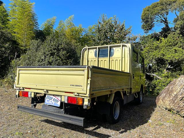 アトラストラック Wキャブスーパーロー 6速AMT 積載量1.25kg 車両総重量3550kg ETC EHS 左電動可倒ミラー ナビ バックモニター キーレス 廃棄ブレーキ 小径ダブルタイヤ ZD30DDTi  ICターボディーゼル(48枚目)