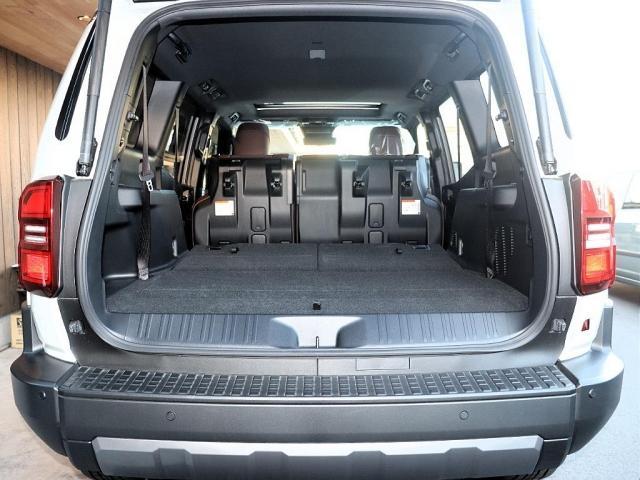 ランドクルーザー２５０ ＶＸファーストエディション　フードモールディング　ラジエーターグリル　バンパー＆グリルプロテクター　カラードアウトサイドドアハンドル　バックドアガーニッシュ　リヤバンパーガード　ドライバーモニターカメラ　ステアリングスイッチ加飾（12枚目）