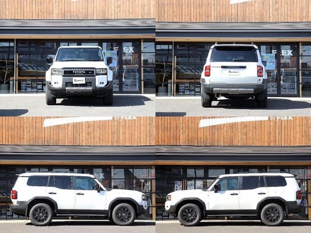 ランドクルーザー２５０ ＶＸファーストエディション　フードモールディング　ラジエーターグリル　バンパー＆グリルプロテクター　カラードアウトサイドドアハンドル　バックドアガーニッシュ　リヤスポイラー　ドライバーモニターカメラ　ステアリングスイッチ加飾（22枚目）