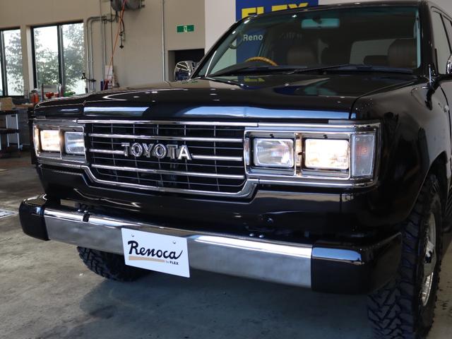 ランドクルーザー１００ ＶＸリミテッド　Ｇセレクション　レクサス純正カラーグラファイトブラックオールペイント　平成１７年最終型５速オートマ搭載　ハイトコントロール　サンルーフ　ＤＥＡＮクロスカントリーＡＷ　ヨコハマジオＭＴ　２３５／８５／１６ＭＴ（46枚目）