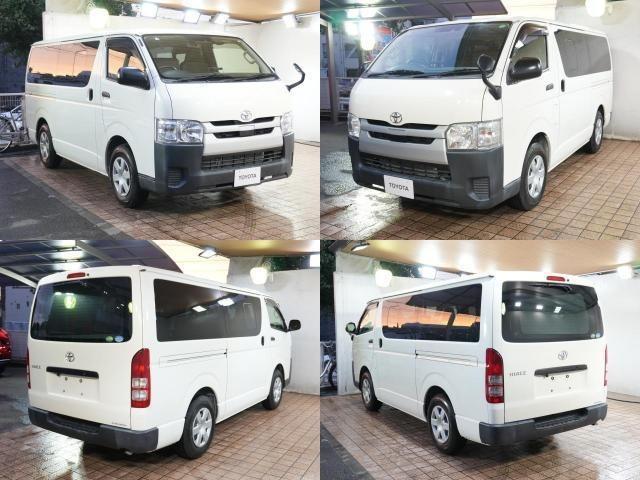 ハイエースバン ロングDX AC100V 電動格納ミラー キーレスエントリー ETC 最大積載量1250kg トヨタセーフティセンス レーンキープアシスト オートマチックハイビーム 社外オーディオ ブルートゥース 両側スライド(2枚目)