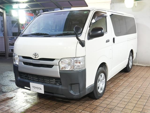 ハイエースバン ロングDX AC100V 電動格納ミラー キーレスエントリー ETC 最大積載量1250kg トヨタセーフティセンス レーンキープアシスト オートマチックハイビーム 社外オーディオ ブルートゥース 両側スライド(18枚目)