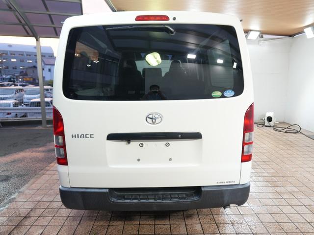 ハイエースバン ロングDX AC100V 電動格納ミラー キーレスエントリー ETC 最大積載量1250kg トヨタセーフティセンス レーンキープアシスト オートマチックハイビーム 社外オーディオ ブルートゥース 両側スライド(19枚目)
