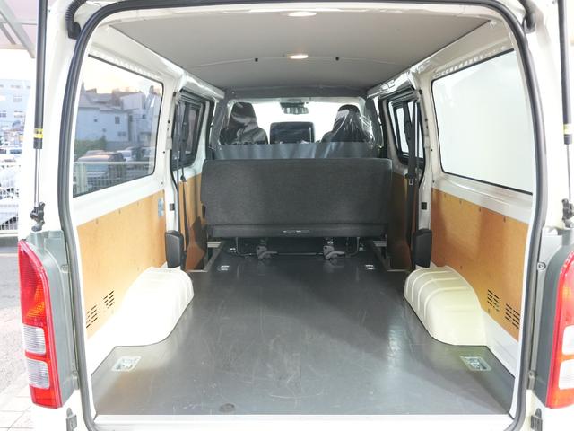 ハイエースバン ロングDX AC100V 電動格納ミラー キーレスエントリー ETC 最大積載量1250kg トヨタセーフティセンス レーンキープアシスト オートマチックハイビーム 社外オーディオ ブルートゥース 両側スライド(38枚目)