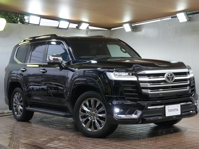 ランドクルーザー ZX モデリスタエアロ 黒革 リアエンターシステム クールBOX ルーフレール エアシート サンルーフ 純正12.3型ディスプレーオーディオ フルセグTV 全方位カメラ LED 純正20インチ PBドア(47枚目)