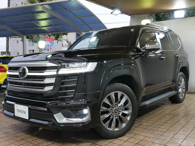 ランドクルーザー ZX モデリスタエアロ 黒革 リアエンターシステム クールBOX ルーフレール エアシート サンルーフ 純正12.3型ディスプレーオーディオ フルセグTV 全方位カメラ LED 純正20インチ PBドア(51枚目)