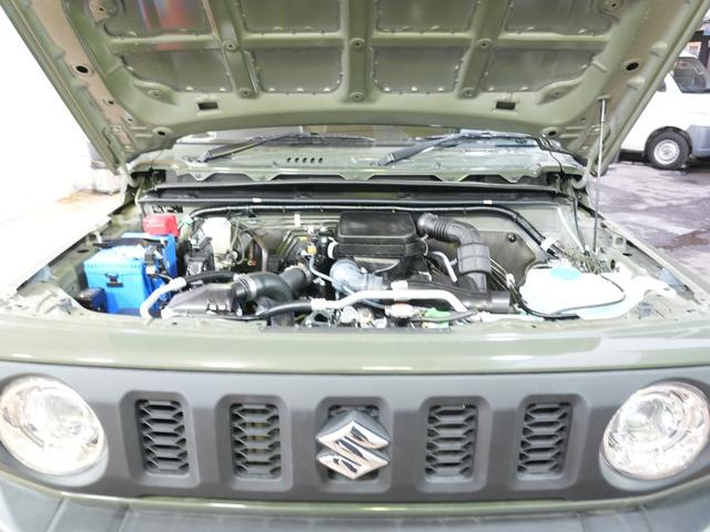 ジムニー XC 4WD 社外メモリナビ ワンセグTV 衝突軽減ブレーキ シートヒーター LEDヘッドライト 純正16インチ LED LKA AHB クルーズコントロール ウインカーミラー 背面タイヤ ETC スマキ(26枚目)