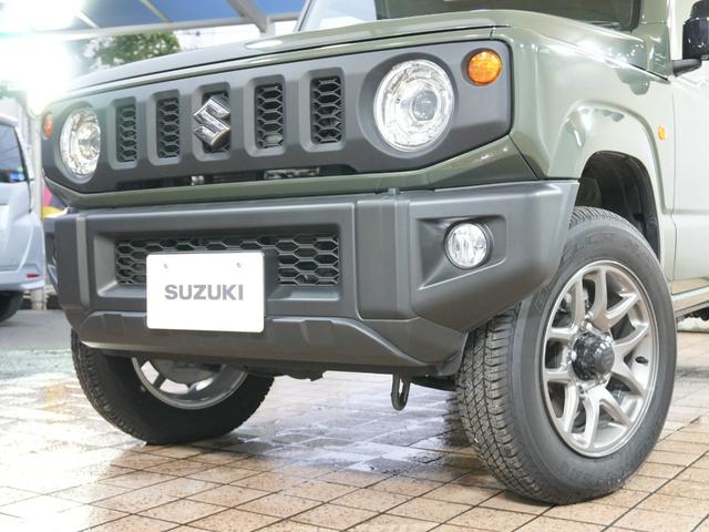ジムニー XC 4WD 社外メモリナビ ワンセグTV 衝突軽減ブレーキ シートヒーター LEDヘッドライト 純正16インチ LED LKA AHB クルーズコントロール ウインカーミラー 背面タイヤ ETC スマキ(57枚目)