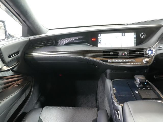 LS LS500h Fスポーツ TRDフルエアロ TRDマフラー サンルーフ 黒本革シート 全方位カメラステアヒーター 純正フロアマット パドルシフト ステアヒーター ステアスイッチ パワーシート クルーズコントロール ETC(13枚目)