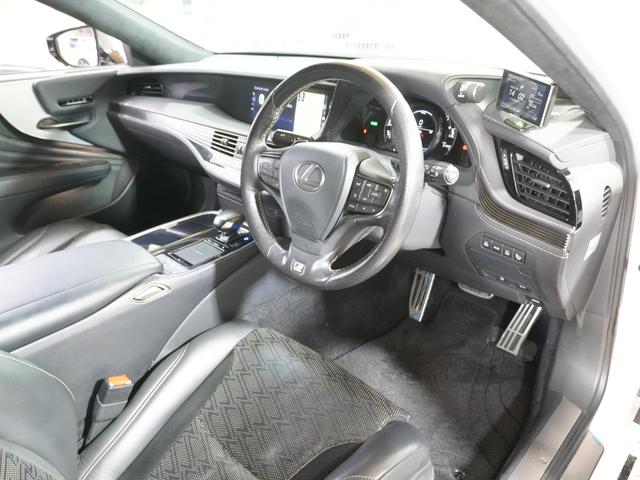 LS LS500h Fスポーツ TRDフルエアロ TRDマフラー サンルーフ 黒本革シート 全方位カメラステアヒーター 純正フロアマット パドルシフト ステアヒーター ステアスイッチ パワーシート クルーズコントロール ETC(15枚目)
