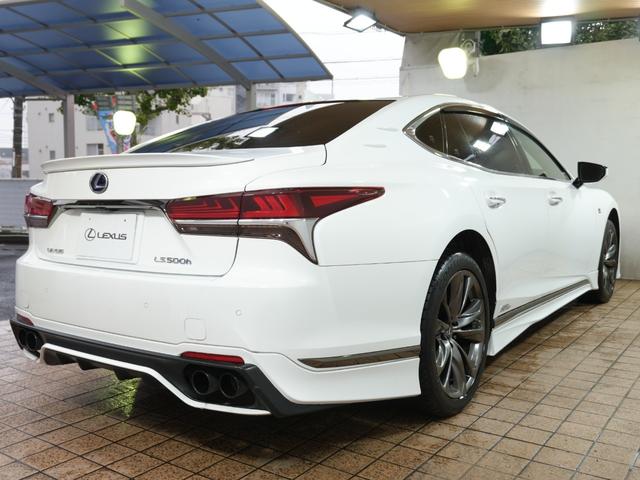 LS LS500h Fスポーツ TRDフルエアロ TRDマフラー サンルーフ 黒本革シート 全方位カメラステアヒーター 純正フロアマット パドルシフト ステアヒーター ステアスイッチ パワーシート クルーズコントロール ETC(74枚目)