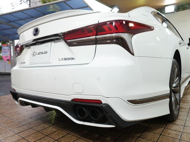 LS LS500h Fスポーツ TRDフルエアロ TRDマフラー サンルーフ 黒本革シート 全方位カメラステアヒーター 純正フロアマット パドルシフト ステアヒーター ステアスイッチ パワーシート クルーズコントロール ETC(76枚目)