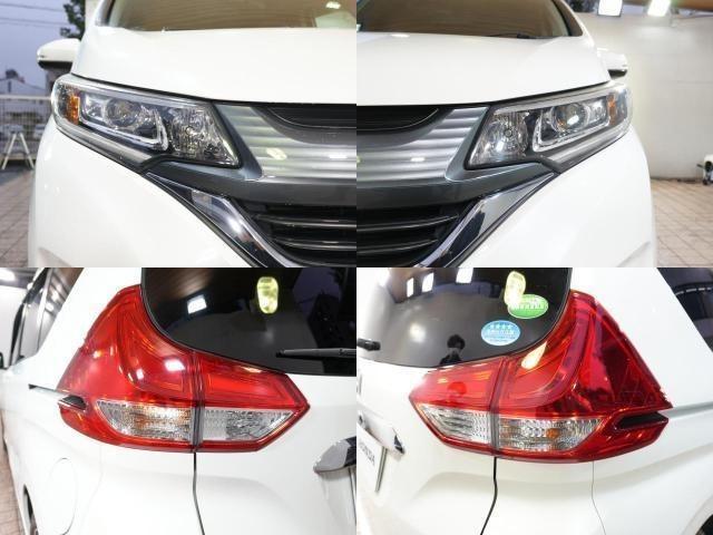 フリード G・ホンダセンシング 純正9型メモリナビ フルセグTV 純正11.6型FDモニター 黒ハーフレザーシート 本革巻きステアリング 社外15インチ 両側パワースライドドア LED ETC ホンダセンシング LKA レーダーC(4枚目)