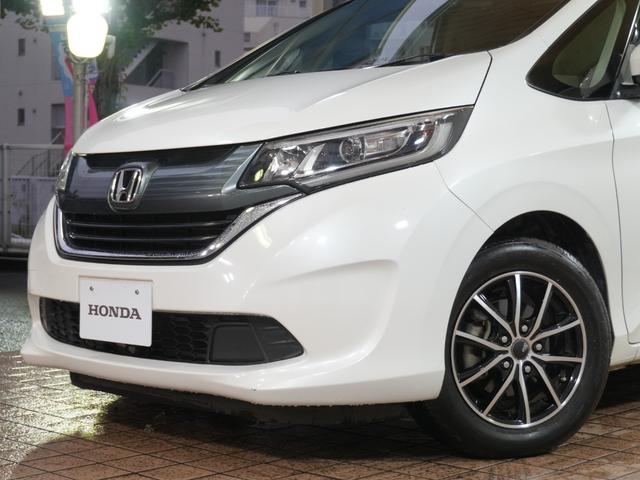 フリード G・ホンダセンシング 純正9型メモリナビ フルセグTV 純正11.6型FDモニター 黒ハーフレザーシート 本革巻きステアリング 社外15インチ 両側パワースライドドア LED ETC ホンダセンシング LKA レーダーC(68枚目)