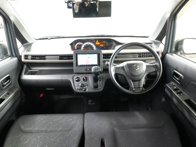 ワゴンR FA 社外ナビ ワンセグ バックカメラ リアコーナーセンサー レーンキープアシスト フロアマット バイザー CD BT 横滑り防止 ETC 社外フロントドラレコ 電格ミラー 衝突軽減 キーレスキー 記録簿(2枚目)