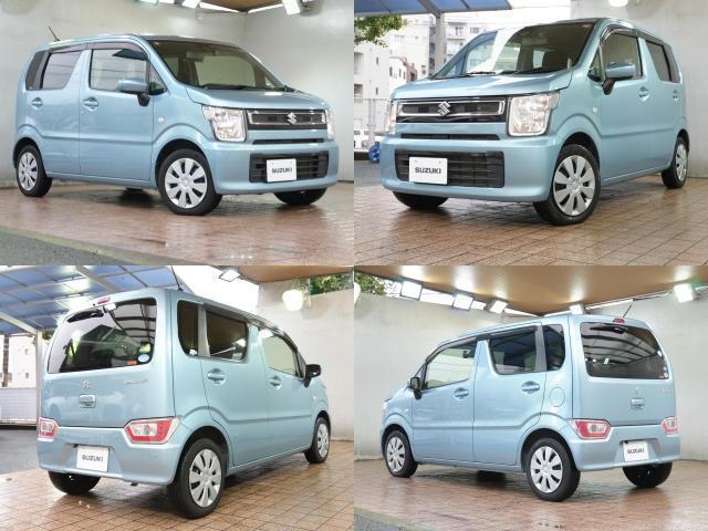 ワゴンR FA 社外ナビ ワンセグ バックカメラ リアコーナーセンサー レーンキープアシスト フロアマット バイザー CD BT 横滑り防止 ETC 社外フロントドラレコ 電格ミラー 衝突軽減 キーレスキー 記録簿(3枚目)